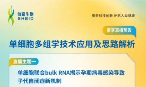 豪享直播 | 单细胞多组学技术应用及思路解析