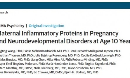 母婴健康 |Olink 炎症蛋白组助力发现孕期母体炎症与孩子神经发育障碍关联